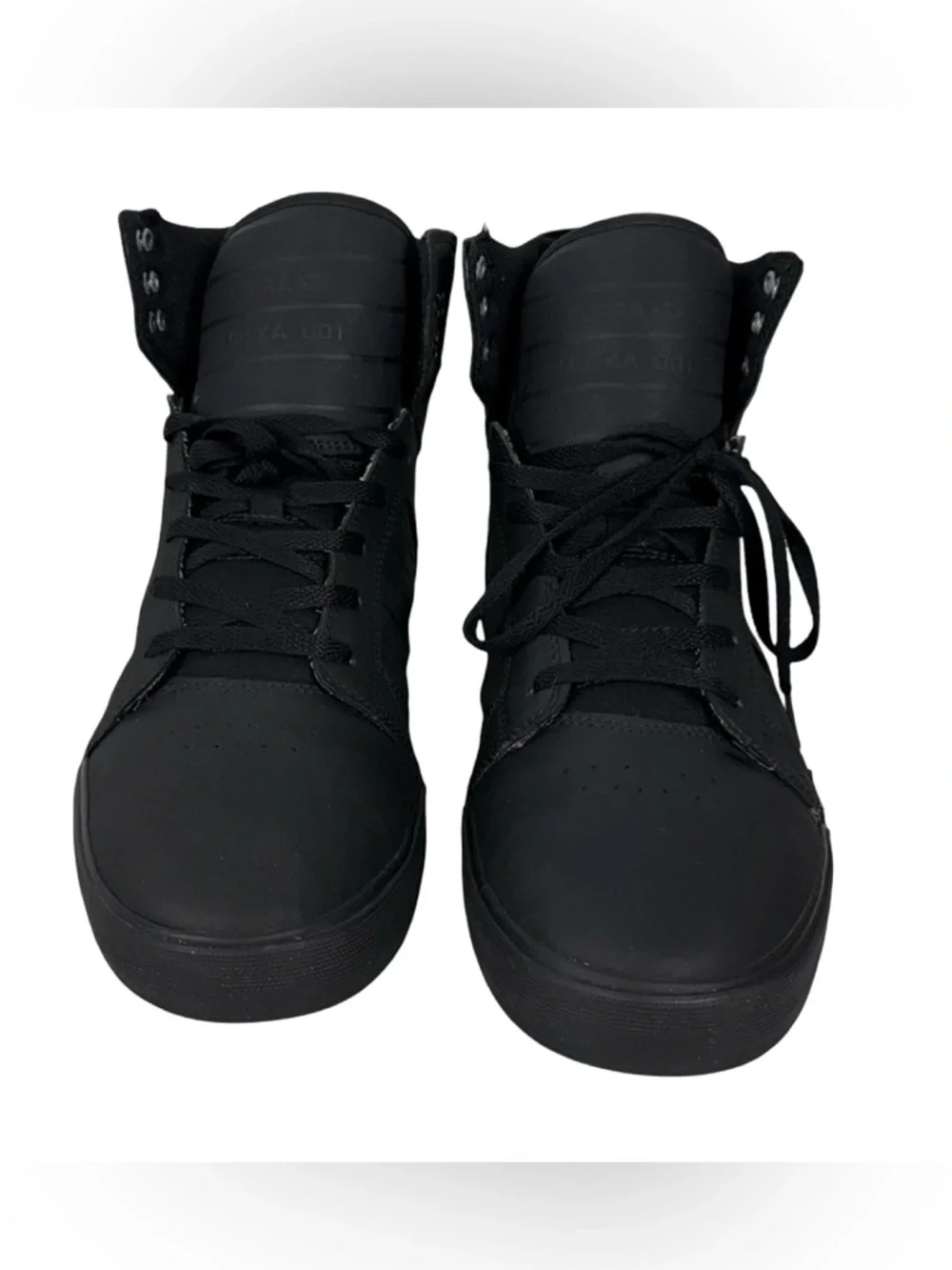 Supra Skytop Muska Red Carpet Skate Shoes Mens Size 12 Black Sneakers - Picture 5 of 16